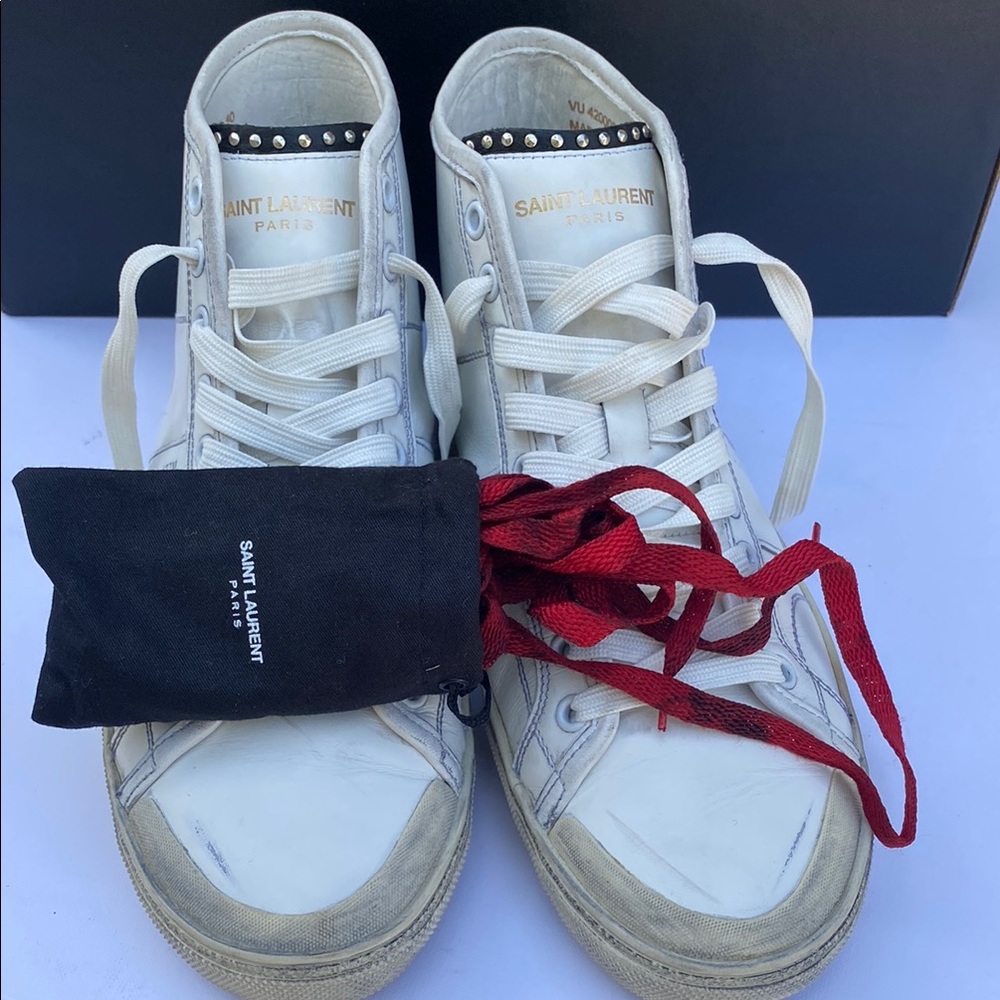 SAINT LAURENT High Top Sneakers - Picture 8 of 12
